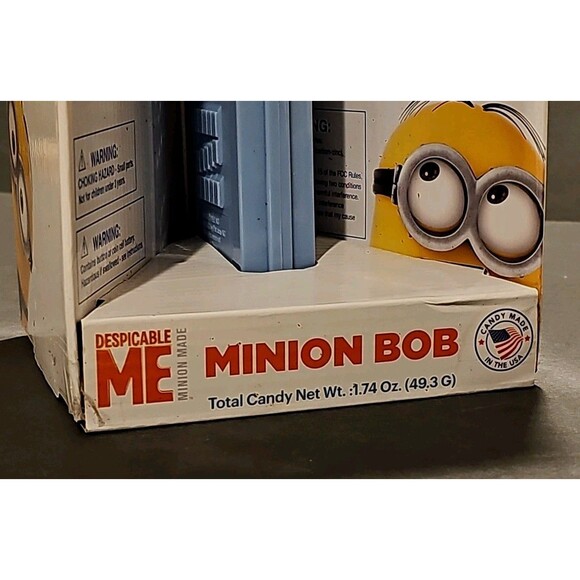 Despicable Me MINION BOB GIANT PEZ Dispenser 12" TALKS w/ Candy 2017 NIB - Picture 5 of 10